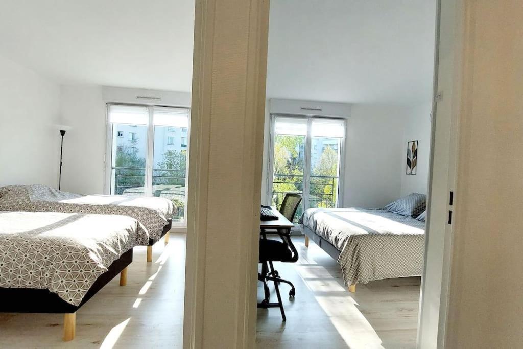 Cosy Home 2, 2 Chambres, 6 Personnes, 3 Min Gare, Parking Cergy Luaran gambar